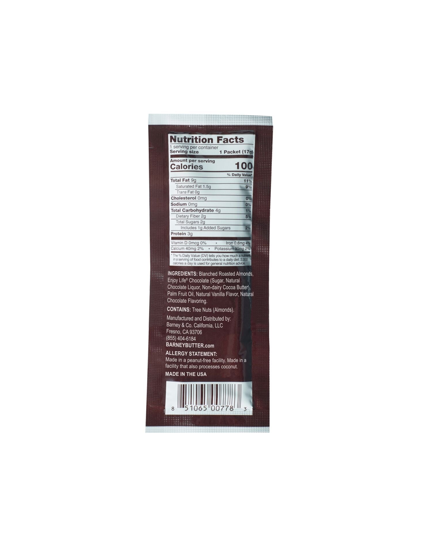 Chocolate Almond Butter Snack Pack Wholesale